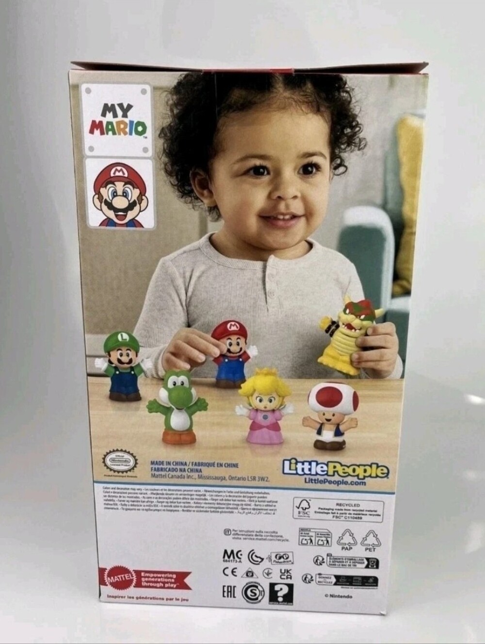 NEW Fisher Price Little People Super Mario Mini Figures SEALED - Picture 5 of 5